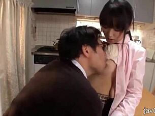 Asian milf boss gets fucked hard in house jav style