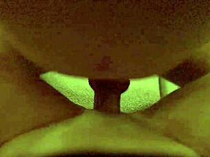 brunette student girlfriend relaxes with boyfriend's huge cock late night sensual ride