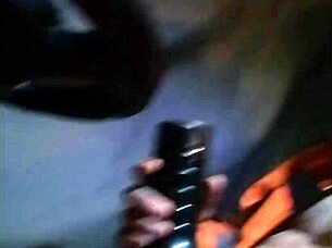 gazzadomm's fleshlight handjob fun inside truck