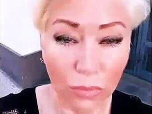 my mature wife turns into squirting webcam whore on cam