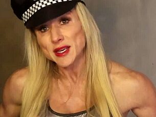 good cop turns bad cop slut 💦 dildo squirting domination 😈