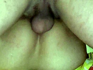 stepdad fucks big assed girl's anal on new years