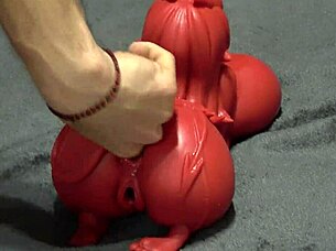 two demons clash as i devour cum dripping from her doll's mouth hungrily