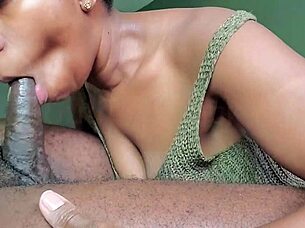 Wet Milf Gags on Cock with Deepthroat Ass Licking Outdoors
