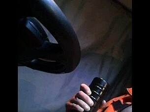 gazzadomm's fleshlight handjob fun inside truck