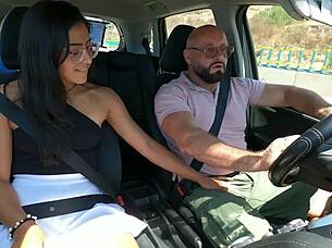 Young Sexy Girl Outdoor Car Sex Old Young Public