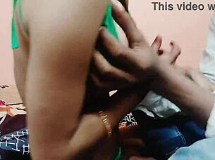 devar pounds desi bhabhi's pussy in wild fuck