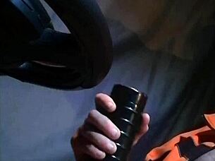 gazzadomm's fleshlight handjob fun inside truck