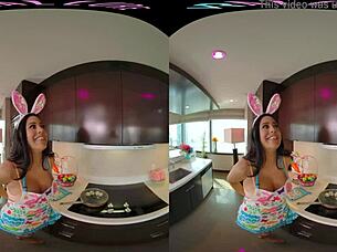 serena santos vrallure easter big tits toy masturbation 😍🍫