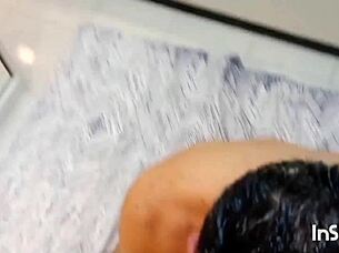 Tattooed Brazilian black assfucked after photoshoot humiliation