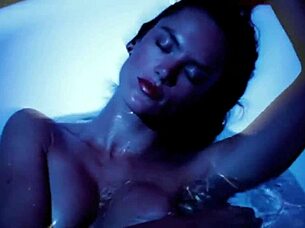 alessandra ambrosio teases with sexy latina striptease undressing slowly 🔥