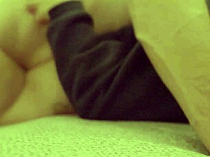 brunette student girlfriend relaxes with boyfriend's huge cock late night sensual ride