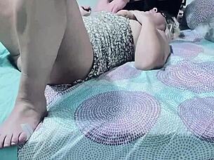 groped big natural tits wife submits to anal toys fingering