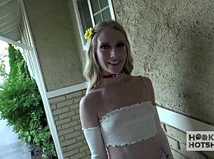 emma starletto gulps golden shower after rough gagging