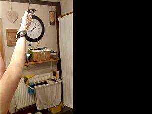 Intense anal pounding wrecks wife's ass in kitchen