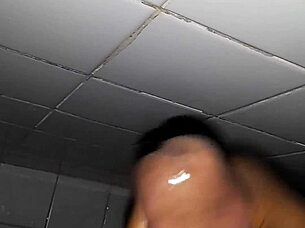 EbonY Amateur Jerks Monster Black Cock Cumshot