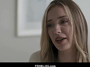 Haley Reed, Ryan Keely and Melissa Stratton dive into steamy office threesome orgy with big tits and asses
