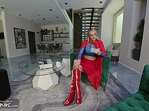 busty supergirl fucks heels cosplay vr parody 🔥😍