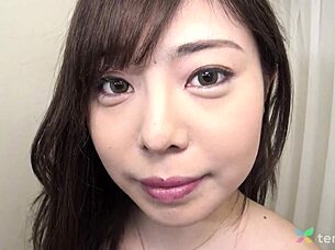 cute japanese brunette cheats with fingering and fucking in tokyo hotel