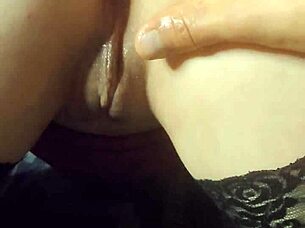 marco plugs my ass while dildoing my pussy hard