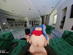 busty supergirl fucks heels cosplay vr parody 🔥😍