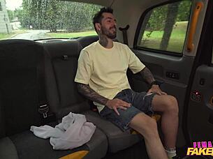 polish redhead cherry candle fake taxi cheating blowjob and pussy lick