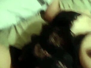 Horny latina big ass wife fucks another wildly