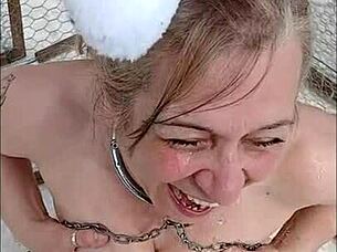 Fierce Farm Slave Delivers Uro Pipe And Brutal Bondage Fuck