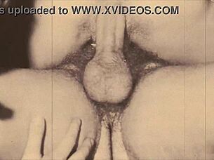 Vintage threesomes explore hairy beavers in retro group fun