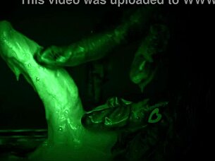 my sticky slimy latex handjob tease feels amazin