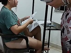 A curvy colombian babe trades homework help for intense anal domination roleplay