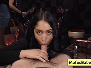 Distracted Engineer Gets WET BLOWJOB From Busty Nia Bleu!