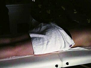 This cute couple gives her a relaxing foot massage turning steamy