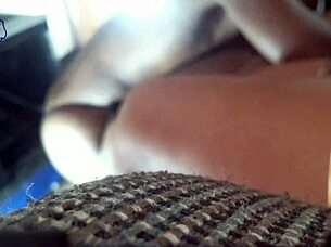 thick ebony bbw milf shares big black dick doggystyle turns