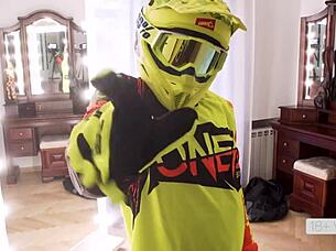 Ever Fucked a Masked Fitness Model on a Motorcycle Doggy?