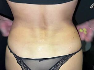 Fucked tall brunette beauty hard after restaurant pickup