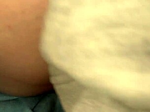 Freaky blonde's intense Christmas creampie missionary pounding