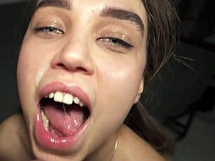 Petite Teen Slut Leashed and Pounded Like a Fleshlight Toy