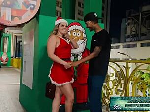 mama noel brazilian milf slut street fucked by huge cock cums everywhere