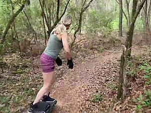 Dana Star Stan naked woods sex ride