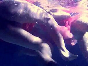 lilia and natalia splash underwater tight pussy lesbian licks