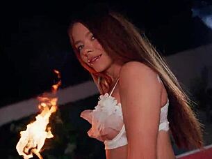 Kali goddess, ride that Brazilian biker outdoors wild!