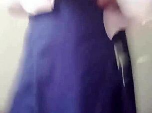 Skinny black schoolgirl secretly craves older man's throbbing cock