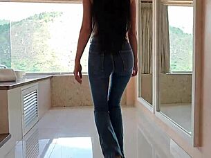 Beautiful Young Escort Delivers Crazy POV Cowgirl Anal Toy Ride