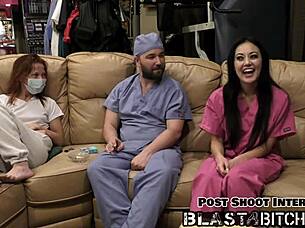 blaire celeste sucks cock deep then gets pussy blasted cum pov 😍💦