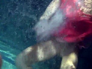 lilia and natalia splash underwater tight pussy lesbian licks