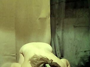 french milf slave auto uro session with candle wax bondage spanking