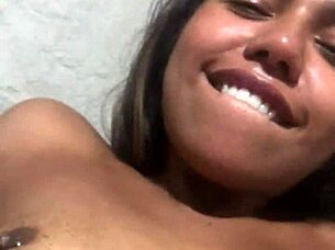 Nerdy POV Pussy Play Makes Her Squirt Big Tits Bouncing
