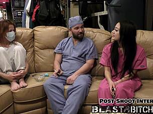 blaire celeste sucks cock deep then gets pussy blasted cum pov 😍💦