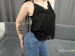 watch my big goth tits bounce ridin this dildo cowgirl style